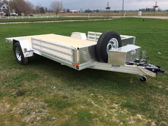 flat deck utility trailers for sale