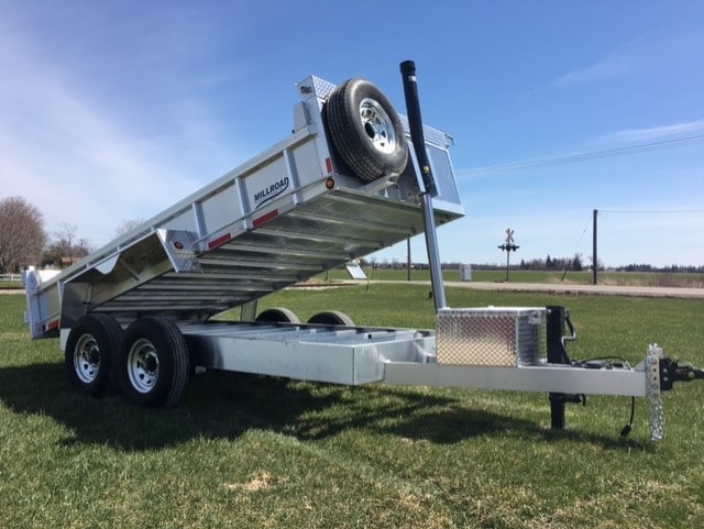 dump-trailer-Aluminum trailer MD71