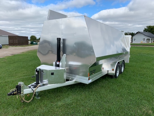 custom recycling dump trailer