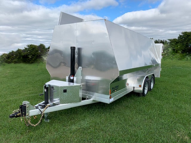 custom recycling dump trailer