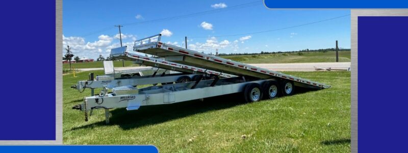 How a tilt trailer can help with property maintenance